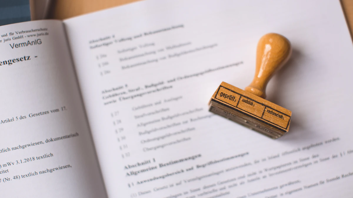 Document officiel tamponné, symbole d'une procédure administrative