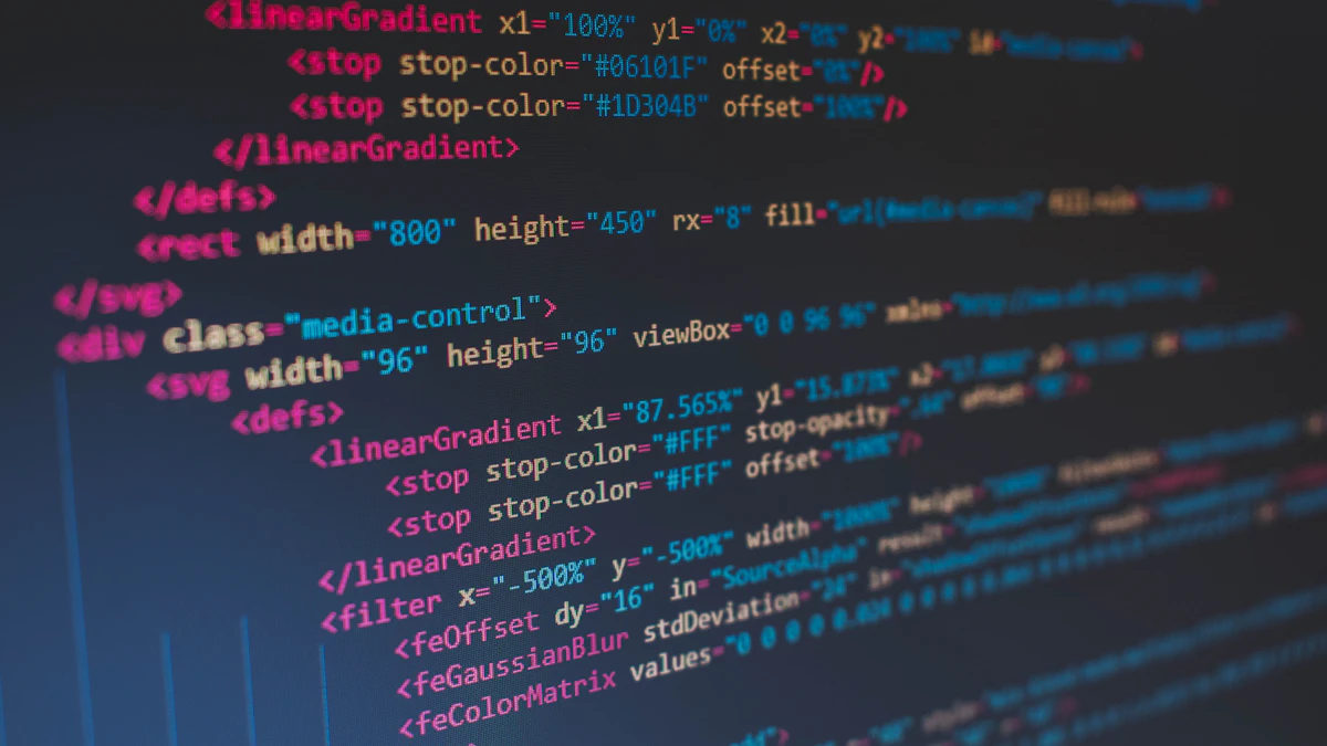 Lignes de code affichées sur un écran d'ordinateur